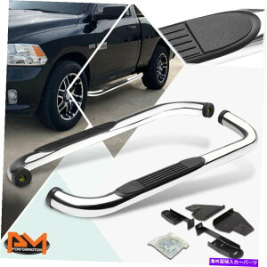 Nerf Bar 11-20̃_bWRAMX^_[h/OLu3 "TChXebvi[to[jO{[hN[ For 11-20 Dodge Ram Standard/Reg Cab 3" Side Step Nerf Bar Running Board Chrome