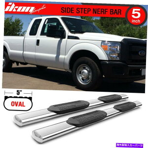 Nerf Bar �t�B�b�g99-16 F250 350 450�X�[�p�[/�G�N�X�e���f�b�h�L���u5 �X�e�����X�T�C�h�X�e�b�v�����j���O�{�[�h Fits 99-16 F250 350 450 Super/Extended Cab 5 Stainless Side Steps Running Board�y���s�A���i�z