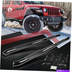 Nerf Bar 3 "ۂ`[ujO{[hTChXebv18-20W[vO[JL 4-dr̂߂nerf bar 3" Round Tube Running Board Side Step Nerf Bar for 18-20 Jeep Wrangler JL 4-Dr
