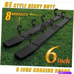 Nerf Bar 2019-2022�V���o���[�h/�V�G���N���[�L���u6 �X�e�b�v�{�[�h�����j���O�{�[�hnerf bar s For 2019-2022 Silverado/Sierra Crew Cab 6 Step Board Running Board Nerf Bar S�y���s�A���i�z