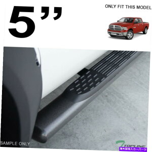 Nerf Bar 2009-2018 Dodge Ram 1500 Quad Cab 5 "ȉ~`̃TChXebvNERFo[ - ubÑgbvC Topline For 2009-2018 Dodge Ram 1500 Quad Cab 5" Oval Side Step Nerf Bars -Black