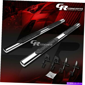 Nerf Bar Vo[4 "ȉ~`̃TChXebvi[to[jO{[h04-14tH[hF150gLu SILVER 4" OVAL SIDE STEP NERF BAR RUNNING BOARD FOR 04-14 FORD F150 EXTENDED CAB