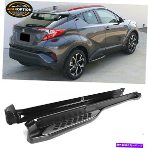 Nerf Bar tBbg18-21g^C-HR OEX^CjO{[hTChXebvi[to[yAA~jE Fits 18-21 Toyota C-HR OE Style Running Boards Side Step Nerf Bars Pair Aluminum