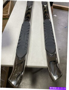 Nerf Bar Lund 23795007 5 In Curved Oval SS NERF BARS 2007-2019 TOYOTA TUNDRA CREWMAX CAB Lund 23795007 5 In Curved Oval SS Nerf Bars 2007-2019 Toyota Tundra CrewMax Cab