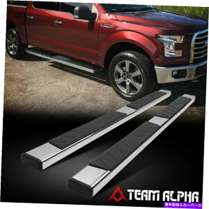 Nerf Bar 2015-2022 Ford F150 [Ext Cab] Chrome Stainless 4.75 "tbg{[hTChNERFo[ Fits 2015-2022 Ford F150[EXT CAB]Chrome Stainless 4.75"Flat Board Side Nerf Bar