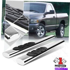 Nerf Bar Chrome 6 "02-09 Dodge Ram 1500/2500/3500WLup̑ȉ~`̃TChXebvnerfo[ Chrome 6"Oval Side Step Nerf Bar for 02-09 Dodge Ram 1500/2500/3500 Standard Cab