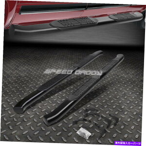 Nerf Bar 15-20Rh/LjIext 4 "ubNJ[uhȉ~`̃Xebvi[to[jO{[hp FOR 15-20 COLORADO/CANYON EXT 4" BLACK CURVED OVAL STEP NERF BAR RUNNING BOARD