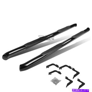 Nerf Bar �t�B�b�g05-20�t�����e�B�A�N���[�u���b�N�J�[�{���X�`�[��3 �T�C�h�X�e�b�v�i�[�t�o�[�����j���O�{�[�h Fit 05-20 Frontier Crew Black Carbon Steel 3 Side Step Nerf Bar Running Board�y���s�A���i�z