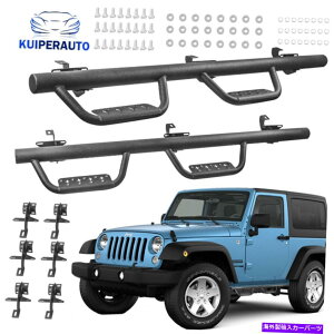 Nerf Bar 2018-20212xTChXebvNERFo[W[vO[JL 4hA͍ő500|hێ܂ 2X Side Step Nerf Bar for 2018-2021 Jeep Wrangler JL 4 Door Holds up to 500 lbs