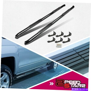 Nerf Bar 07-19Vo[h/VGN[LuR[eBO{gI3 "TChXebvi[to[[ FOR 07-19 SILVERADO/SIERRA CREW CAB COATED BOLT-ON 3" SIDE STEP NERF BAR RAIL