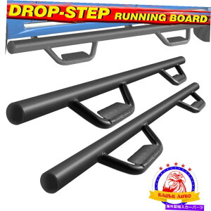 Nerf Bar 2007-2021�g���^�c���h���N���[�}�b�N�X�����j���O�{�[�h�T�C�h�X�e�b�v�i�[�t�o�[�t�[�v For 2007-2021 Toyota Tundra Crew Max Running Boards Side Step Nerf Bar HOOP�y���s�A���i�z