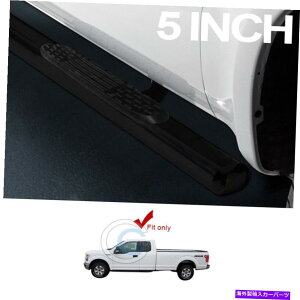 Nerf Bar 15-21 F150�X�[�p�[/�G�N�X�e���f�b�h�L���u5 �ȉ~�`��blk�T�C�h�X�e�b�v�i�[�t�o�[�����j���O�{�[�h Fit 15-21 F150 Super/Extended Cab 5 Oval Blk Side Step Nerf Bars Running Boards�y���s�A���i�z