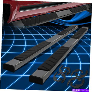 Nerf Bar 07-19�V���o���[�h�V�G���N���[�L���u5 �u���b�NS/S�l���t�X�e�b�v�o�[�����j���O�{�[�h For 07-19 Silverado Sierra Crew Cab 5 Black S/S Nerf Step Bar Running Boards�y���s�A���i�z
