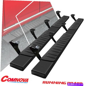 Nerf Bar 07-21g^chN[}bNX6C`jO{[hNERFo[TChXebvH BLK For 07-21 TOYOTA Tundra Crew Max 6 inch Running Board Nerf Bar Side Step H BLK