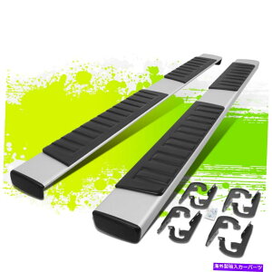 Nerf Bar 6 �t�H�[�hF150�g���L���u�̂��߂̋≟�����ꂽ�A���~�j�E���T�C�h�X�e�b�v�i�[�t�o�[04-14 6 Silver Extruded Aluminum Side Step Nerf Bars for Ford F150 Extended Cab 04-14�y���s�A���i�z