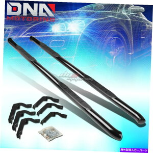 Nerf Bar 07-19Vo[h/VGGNXeNubN}ChX`[3 "TChXebvi[to[Lbg FOR 07-19 SILVERADO/SIERRA EXT CAB BLACK MILD STEEL 3" SIDE STEP NERF BAR KIT