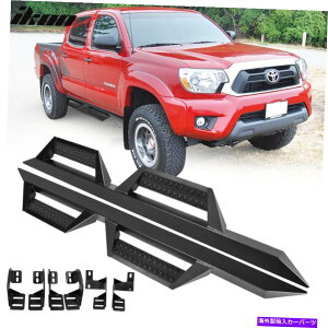 Nerf Bar tBbg05-21g^^R}_uLuBZX^CTChXebvo[ Fits 05-21 Toyota Tacoma Double Cab BZ Style Side Step Bars