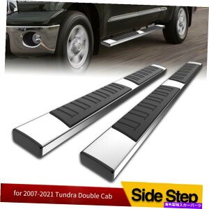 Nerf Bar 07-21g^ch_uLu6 "nerfo[TChXebvÑjO{[h Running Boards for 07-21 Toyota Tundra Double Cab 6" Nerf Bars Side Step Chrome