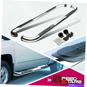 Nerf Bar 98-03�_�b�W�f�������SSLT/SXT SUV�|���b�V���{���g�I��3 �T�C�h�X�e�b�v�i�[�t�o�[���[���p FOR 98-03 DODGE DURANGO SLT/SXT SUV POLISH BOLT-ON 3 SIDE STEP NERF BAR RAIL