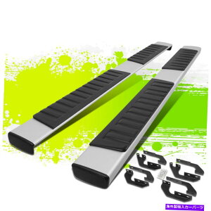 Nerf Bar 6 �g���^�c���h���N���[�L���u�̂��߂̋≟�����ꂽ�A���~�j�E���T�C�h�X�e�b�v�i�[�t�o�[07-21 6 Silver Extruded Aluminum Side Step Nerf Bars for Toyota Tundra Crew Cab 07-21�y���s�A���i�z