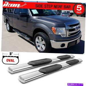 Nerf Bar �t�B�b�g09-14 F150�g���^�N�V�[5�C���`�X�e�����X�|�T�C�h�X�e�b�v�o�[�����j���O�{�[�h Fits 09-14 F150 Extended Cab 5Inch Stainless Steel Side Step Bar Running Boards�y���s�A���i�z
