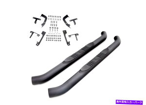 Nerf Bar Rampage 8855{fBTCh3C`BEhXebvo[zC[ - zC[ɓK郉O[iJLj Rampage 8855 Body Side 3 in. Round Step Bar Wheel -To- Wheel Fits Wrangler (JL)