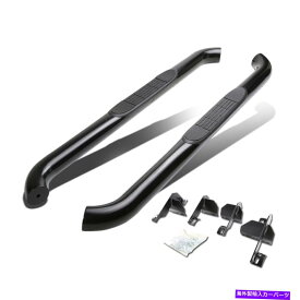 Nerf Bar 2x 3 "ODランニングボードサイドステップ07-18のnerfバージープラングラーJK 2ドア 2x 3"OD Running Boards Side Step Nerf Bars for 07-18 Jeep Wrangler JK 2-Door