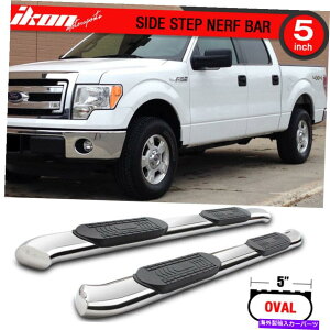 Nerf Bar �t�B�b�g09-14�t�H�[�hF150�N���[�L���u5 SS�X�e�����X�|�T�C�h�X�e�b�v�o�[�����j���O�{�[�h Fits 09-14 Ford F150 Crew Cab 5 SS Stainless Steel Side Step Bar Running Boards�y���s�A���i�z