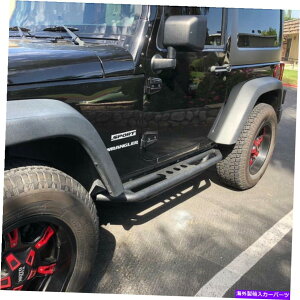 Nerf Bar V2xarmorTChXebvltubNo[jO{[h07-18W[vO[JK New 2xArmor Side Step Nerf black Bars Running Boards for 07-18 Jeep Wrangler JK