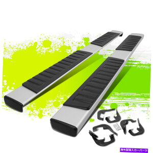 Nerf Bar 6 �V���o���[�h�V�G���g���L���u�̂��߂̃{�[�h�𑖂鉟�o�X�e�b�v�o�[07-19 6 Extruded Step Bars Running Boards for Silverado Sierra Extended Cab 07-19�y���s�A���i�z