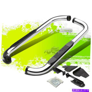 Nerf Bar 3 "ۂ`[u|bVTChXebvo[RAMX^_[hLu2-DR 09-20̃jO{[h 3" Round Tube Polish Side Step Bar Running Board for Ram Standard Cab 2-Dr 09-20