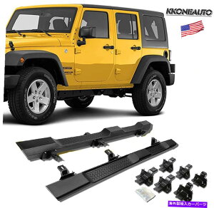Nerf Bar jO{[hTChXebv2007-2018nerf bars abs jeepO[jk4hA Running Boards Side Steps Nerf Bars ABS For 2007-2018 Jeep Wrangler JK 4 Door