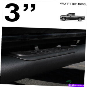 Nerf Bar 07-18�V���o���[�h/�V�G���̃g�b�v���C����3 �T�C�h�X�e�b�v�i�[�t�o�[���g�����܂��� - �}�b�g�u���b�N Topline For 07-18 Silverado/Sierra Extended 3 Side Step Nerf Bars - Matte Black�y���s�A���i�z