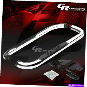 Nerf Bar Vo[3 "Eh`[uTChXebvo[2009-2020_bWX^_[hLu2DR SILVER 3" ROUND TUBING SIDE STEP BAR FOR 2009-2020 DODGE RAM STANDARD CAB 2DR