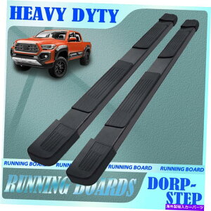 Nerf Bar �t�B�b�g07-18�V�{���[�V���o���[�h�N���[�L���u6 �T�C�h�X�e�b�v�����j���O�{�[�h�l���t�o�[�u���b�NS Fit 07-18 Chevy Silverado Crew Cab 6 Side Step Running Board Nerf Bar Black S�y���s�A���i�z