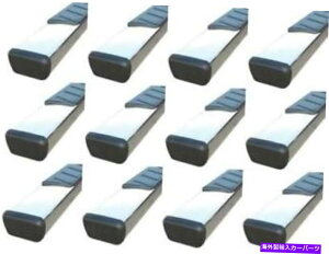 Nerf Bar TrailFX G9025Blto[GhLbvTFX 4 "`TChXebv12pbN TrailFX G9025B Nerf Bar End Cap TFX 4" Trapezoid Side Steps 12 PACK