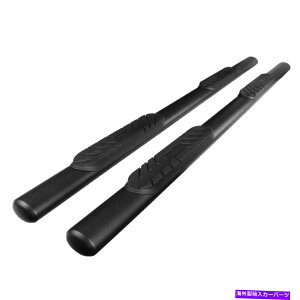 Nerf Bar W[vO[JL 4 "ubNS/SI[o4DRTChXebvo[NERFjO{[h2PC For Jeep Wrangler JL 4" Black S/S Oval 4DR Side Step Bars Nerf Running Board 2PC