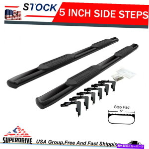 Nerf Bar 5 �u���b�N�J�[�u�����j���O�{�[�h�ɓK�����܂�2004-2014 Ford F-150 Super / Extended Cab 5 Black Curved Running Boards Fits 2004-2014 Ford F-150 Super / Extended Cab�y���s�A���i�z
