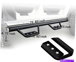 Nerf Bar TChXebvjO{[hNERFo[X^[X^[tBbgW[vO[JK 4hA07-18 Side Step Running Boards Nerf Bar STEEL Star Fit Jeep Wrangler JK 4 Door 07-18