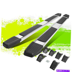 Nerf Bar 6 �_�b�W�����p�̃t���b�g�X�^�C���̖����ꂽ�X�e�b�v�o�[�����j���O�{�[�h1500�N�A�b�h�L���u09-22 6 Flat Style Polished Step Bar Running Boards for Dodge Ram 1500 Quad Cab 09-22�y���s�A���i�z