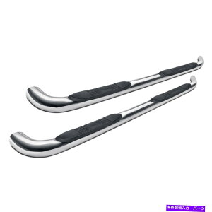 Nerf Bar W[vO[07-17 3 "zC[c[zC[|bVEhi[to[ For Jeep Wrangler 07-17 3" Wheel-to-Wheel Polished Round Nerf Bars