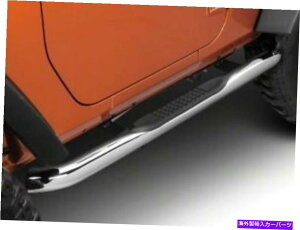 Nerf Bar r3 "TChXebvA07-18̃XeX|W[vO[JK 2hA-35800-2 ARIES 3" Side Steps, Stainless Steel for 07-18 Jeep Wrangler JK 2-Door - 35800-2