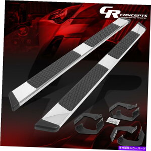Nerf Bar �y�A5.5 SS�n�j�J���t���b�g�X�e�b�v�o�[�����j���O�{�[�h2007-2021 Tundra Crew Cab PAIR 5.5 SS HONEYCOMB FLAT STEP BAR RUNNING BOARD FOR 2007-2021 TUNDRA CREW CAB�y���s�A���i�z