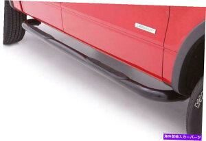 Nerf Bar Lund 23083781 3ۂxgi[to[B|; Lund 23083781 3 In Round Bent Nerf Bars; Steel; Black