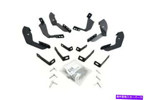 Nerf Bar Xebvi[to[}EgLbgLbgLusbNAbvGO Rhino 6840435 Step Nerf Bar Mount Kit-Crew Cab Pickup Go Rhino 6840435