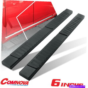 Nerf Bar 6 2019-2022 Dodge Ram 1500 Crew Cab Blk�̃����j���O�{�[�hNERF�o�[�T�C�h�X�e�b�v 6 Running Board Nerf Bar Side Step For 2019-2022 Dodge Ram 1500 Crew Cab BLK�y���s�A���i�z