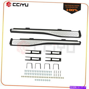 Nerf Bar z_CRV 12-16Vo[A~jEɍ킹ăjO{[h𑖂2xTChXebvnerfo[ 2x Side Step Nerf Bars Running Board Fit For Honda CRV 12-16 Silver Aluminum