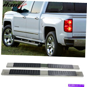 Nerf Bar tBbg07-18V{[Vo[hGMCVG1500GNXefbhLu5 "jO{[hyA Fits 07-18 Chevy Silverado GMC Sierra 1500 Extended Cab 5" Running Board Pair