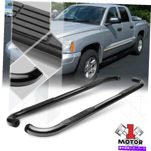 Nerf Bar 05-11 RAM/DODGE DAKOTA QUAD/CREW̃ubN3 "TChXebvNERFo[jO{[h Black 3" Side Step Nerf Bar Running Board for 05-11 Ram/Dodge Dakota Quad/Crew