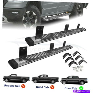 Nerf Bar 1�y�A�T�C�h�X�e�b�v2009-2016 Dodge Ram 1500 Crew Cab 6 �̃{�[�hNERF�o�[�����j���ONERF�o�[ 1 Pair Side Step Running Board Nerf Bar for 2009-2016 Dodge Ram 1500 Crew Cab 6�y���s�A���i�z